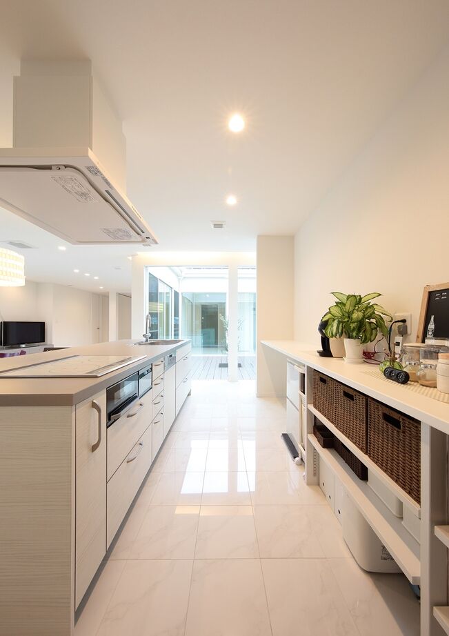 ヤマミズホーム 憧れの中庭、ガレージを実現！「全館空調」搭載の快適な平屋の建築実例画像6