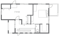 アトラクト設計工務（ATTRACT） 【大阪府/2000万円台/約30坪】大阪府で2000万円台で実現した将来まで見据えた注文住宅（間取り図有）の間取り図（2LDK）2階