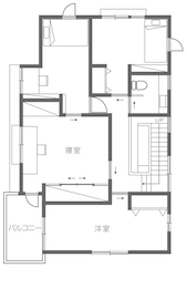 アトラクト設計工務（ATTRACT） 【大阪府/2000万円台/約40坪】大阪府で2000万円台で叶えるバリアフリーを実現した注文住宅（間取り図有）の間取り図（5LDK）2階