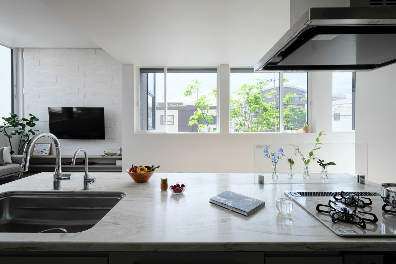 タイコーアーキテクト 【2788万円/中庭/30坪台/間取り図有り】どこにいても緑を感じられる二階リビング高天井のパッシブZEH住宅の建築実例画像6