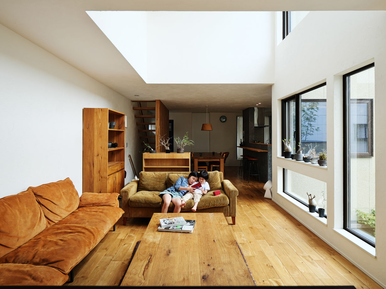 タイコーアーキテクト 【3366万円/中庭/ビルトインガレージ/60坪台】都市で快適にあつまって暮らせる3階建てパッシブ二世帯住宅の建築実例画像17