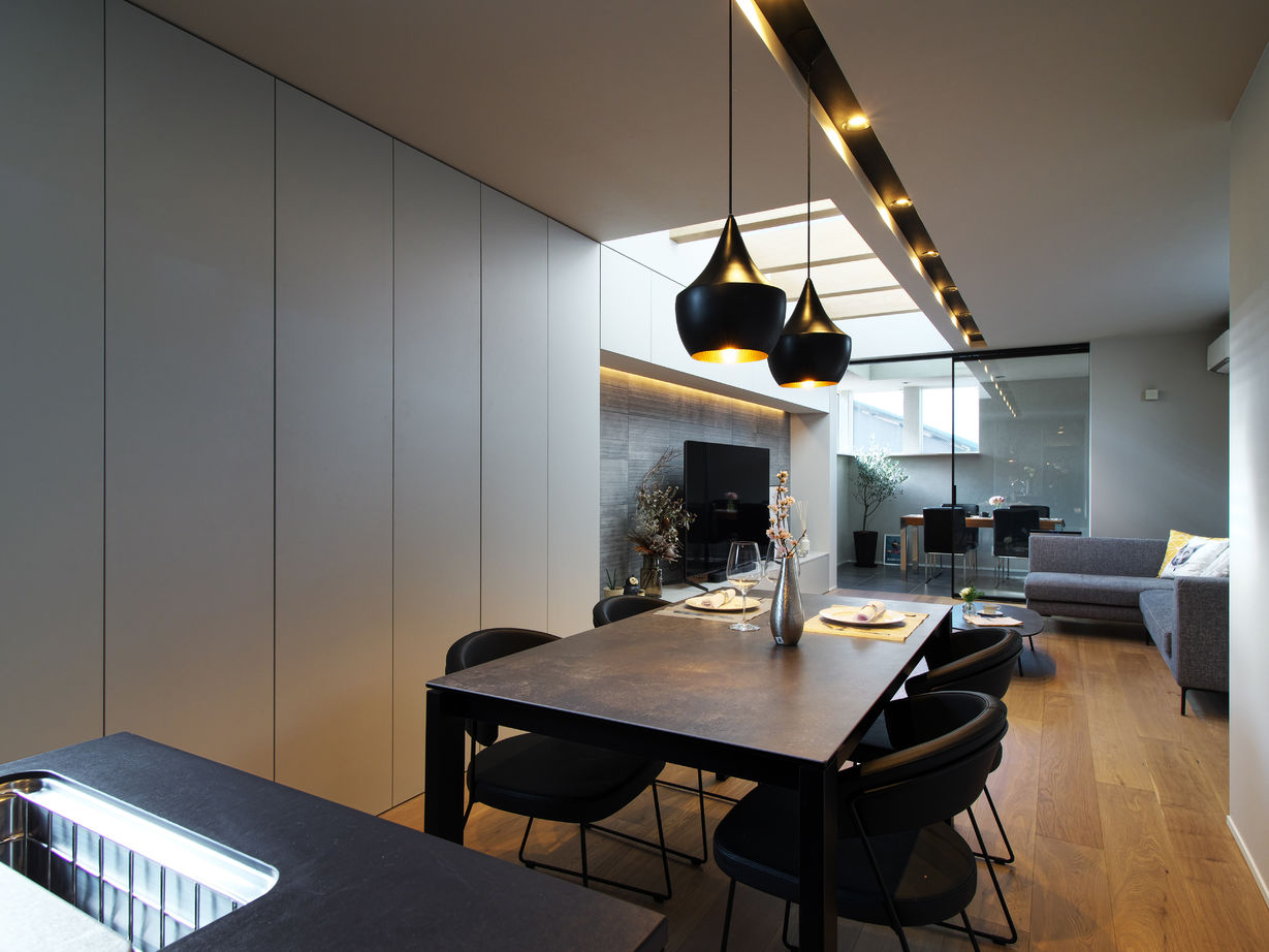 タイコーアーキテクト 【3871万円/京都市内/狭小３階建/50坪台】上質な空間を創る間取りで吹き抜けのあるパッシブデザイン住宅の建築実例画像