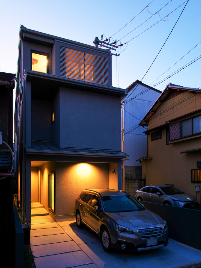 タイコーアーキテクト 【3871万円/京都市内/狭小３階建/50坪台】上質な空間を創る間取りで吹き抜けのあるパッシブデザイン住宅の建築実例画像11