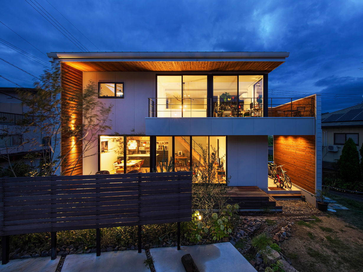 タイコーアーキテクト 【3508万円/30坪台】アウトドアリビングで自然と暮らす　山の見えるオシャレな庭付きパッシブデザイン住宅の建築実例画像1