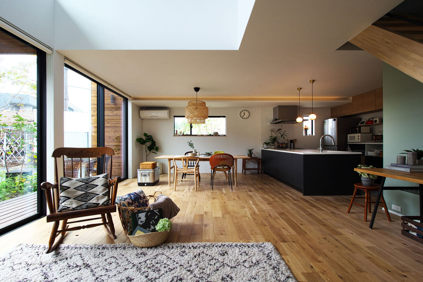 タイコーアーキテクト 【3508万円/30坪台】アウトドアリビングで自然と暮らす　山の見えるオシャレな庭付きパッシブデザイン住宅の建築実例画像3