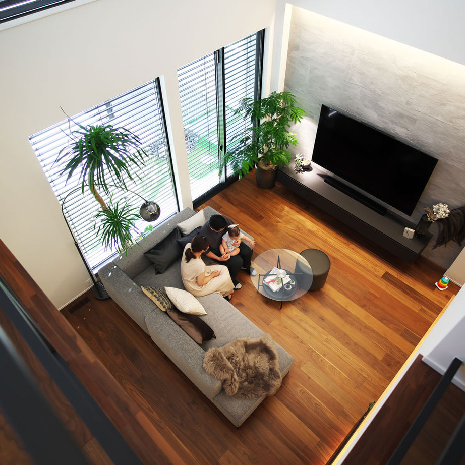 タイコーアーキテクト 【4919万円/間取り図有/2階建て/車2台駐車可能/40坪台】モダンなインテリアに囲まれて趣味を楽しむ家の建築実例画像2