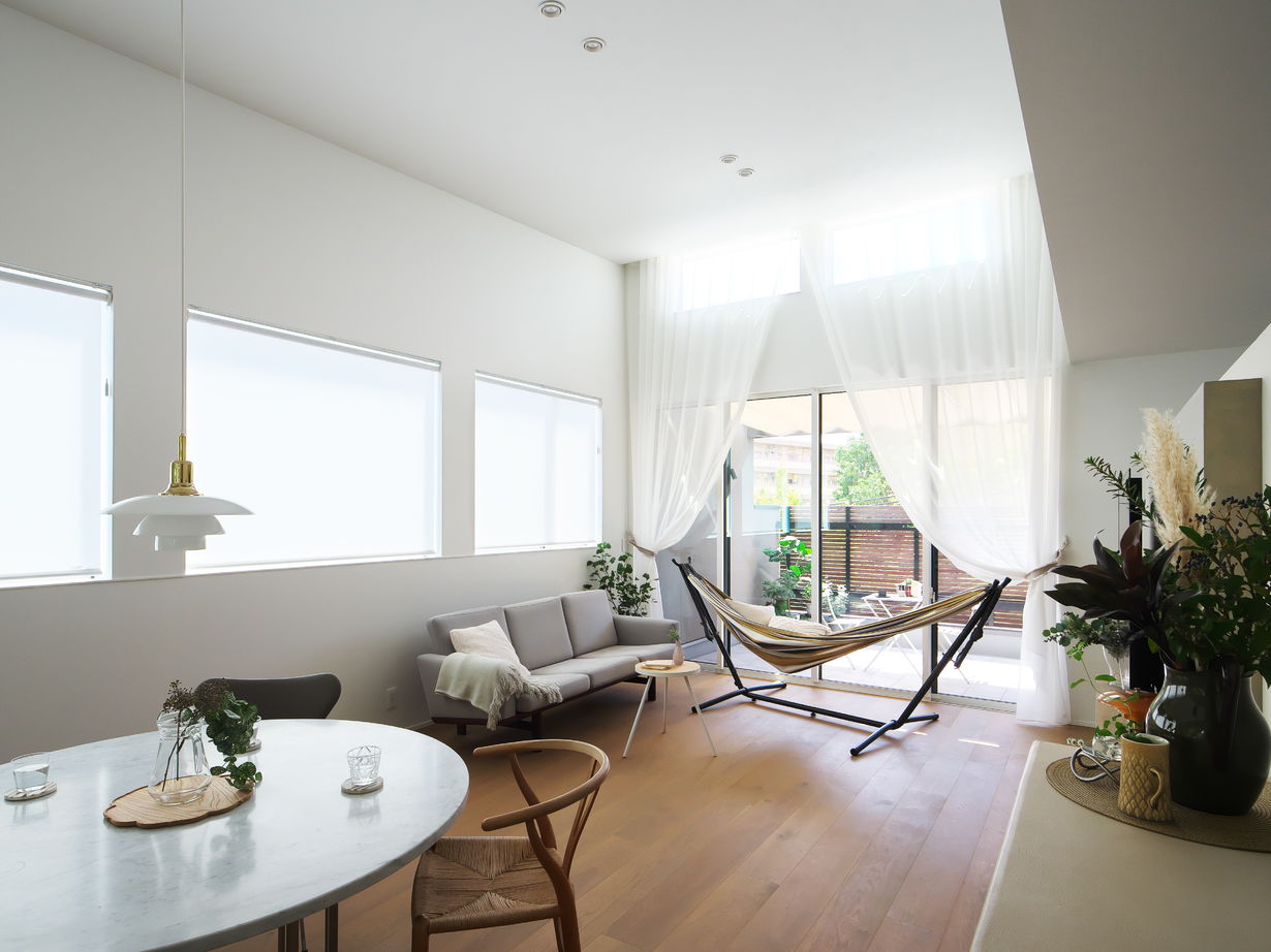 タイコーアーキテクト 【3500万円/間取り図あり/30坪台】勾配天井で2階LDKでも開放感のあるオシャレなパッシブデザインハウスの建築実例画像3