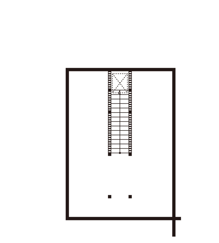 綿半林業 【2000万円台/30畳LDK/ペット】6人家族のこれからを考えた子育てを見守る木の家の間取り図（5LDK+小屋裏収納）小屋裏収納