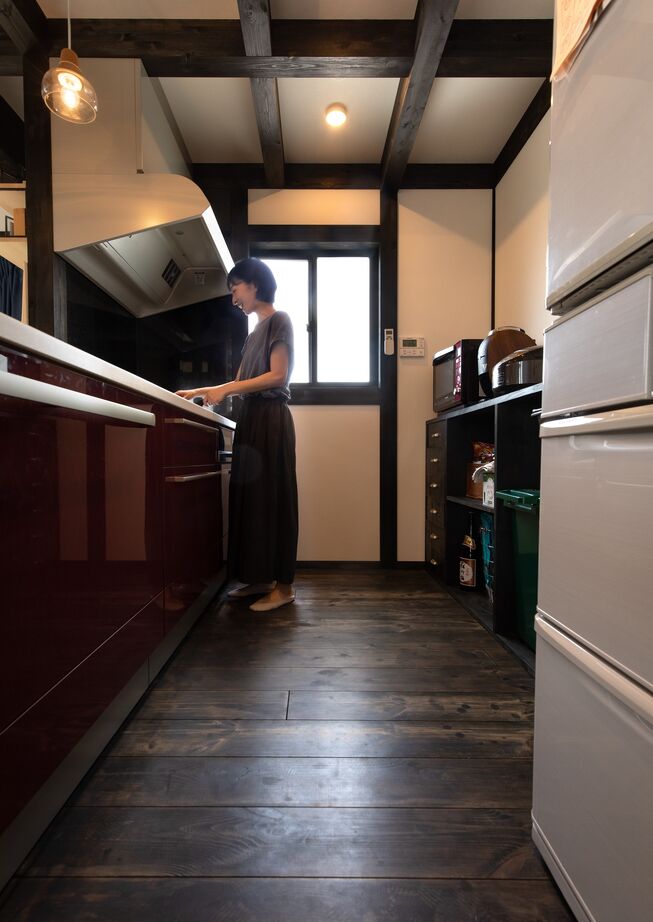 綿半林業 【ひのき/2000万円台前半/土間/玄関手洗い】和風旅館のような非日常空間に心癒される2階リビングの家の建築実例画像5