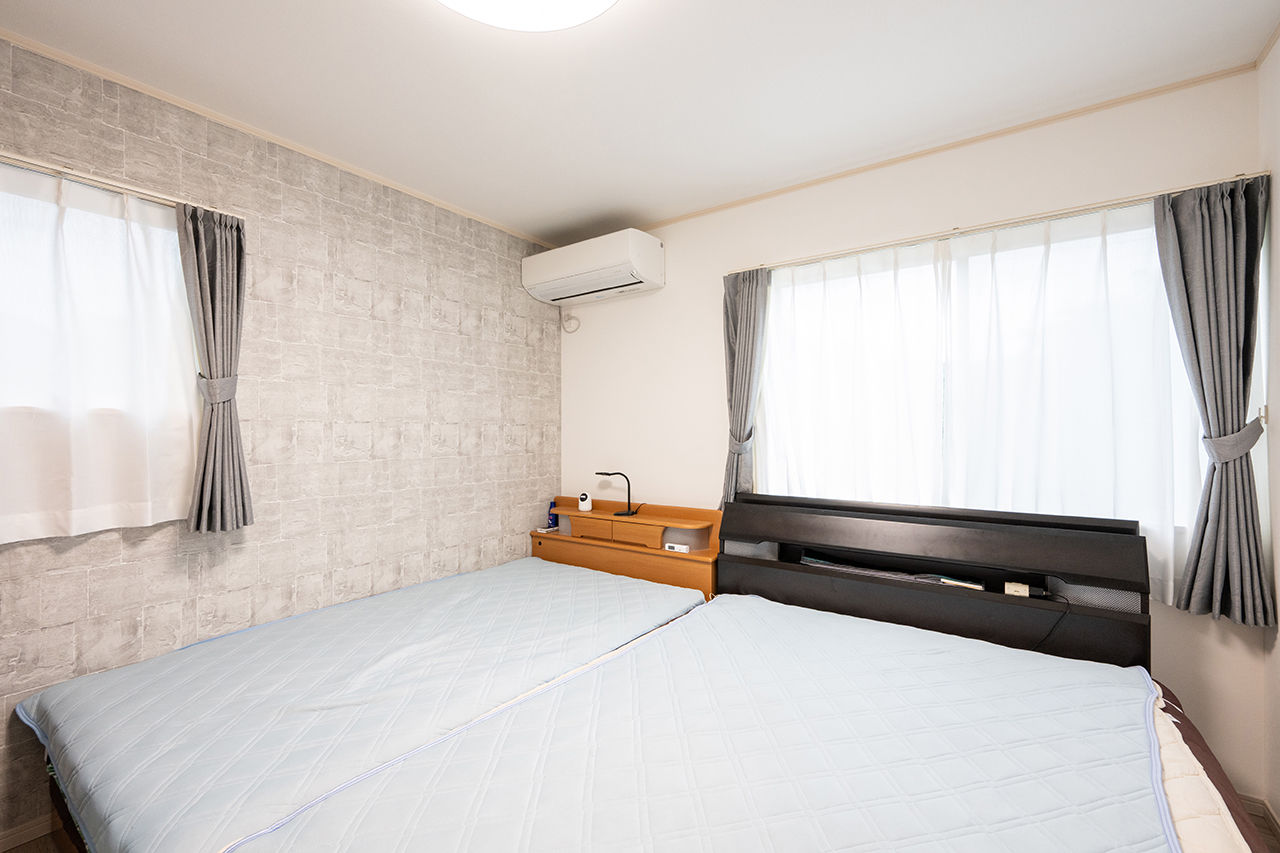 マテリアル・パレット 【2000万円台/約29坪/変形地/間取り】山間地の難しい土地をムダなく活用。緑を見晴らす眺めのいい家の建築実例画像10