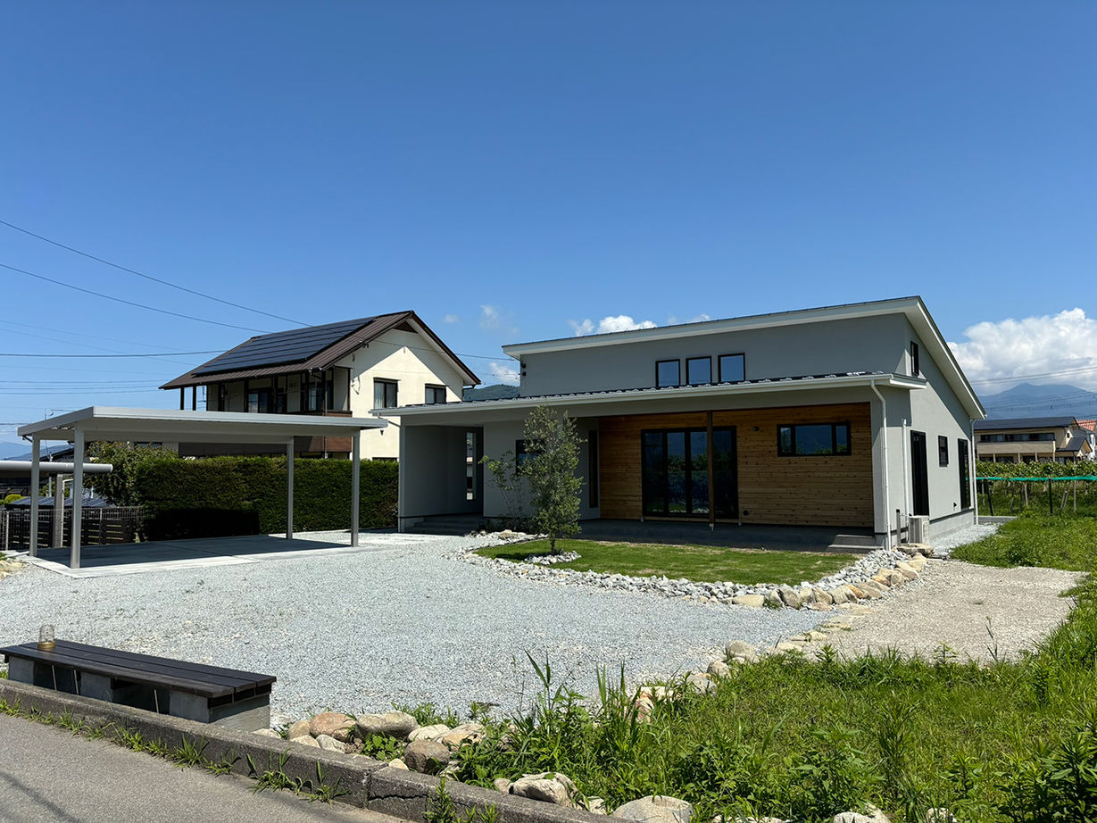 ヒガシ 【3000万円台/37.3坪/長期優良住宅】平屋。勾配天井を活かしたリビング、キッチンまわりは造作仕上げの建築実例画像10