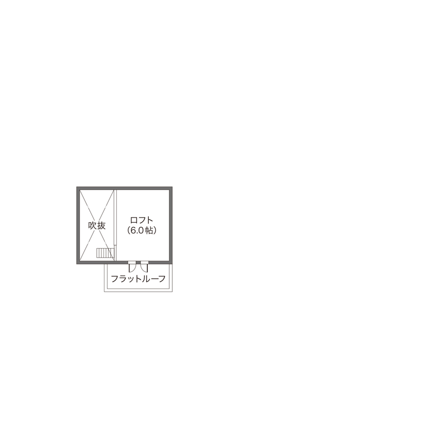 ウィザースホーム 【平屋/2000万円台/30坪台/間取り図有】平屋の概念を変えたLDKを中心に家族の笑顔が広がる住まいの間取り図（4LDK+ロフト）ロフト