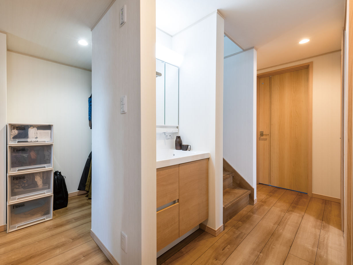 ウィザースホーム 【3000万円台/狭小/敷地面積24.1坪/間取り図有】スカイラウンジ（屋上）と広々LDKを叶えた都市型3階建住宅の建築実例画像7