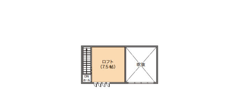 ウィザースホーム 【平屋/40坪台/間取り図有】平屋の魅力を最大限に活かし、横への広がりを意識した住まいの間取り図（4LDK）ロフト