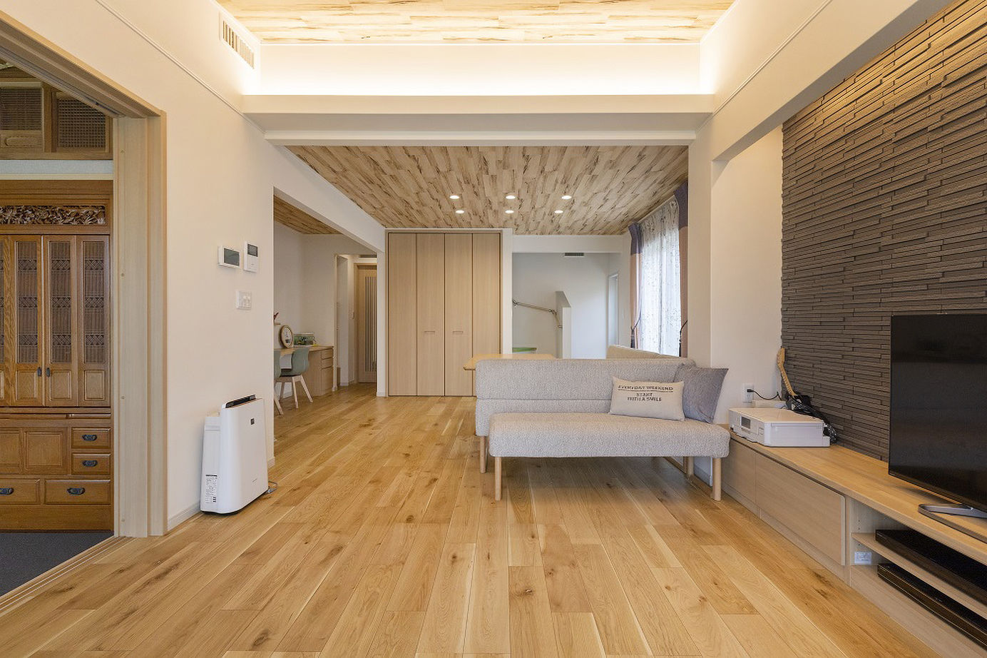 ウィザースホーム 【3800万円台/50坪台/間取り図有/2世帯住宅】3世帯が暮らす全館空調の平屋の建築実例画像9