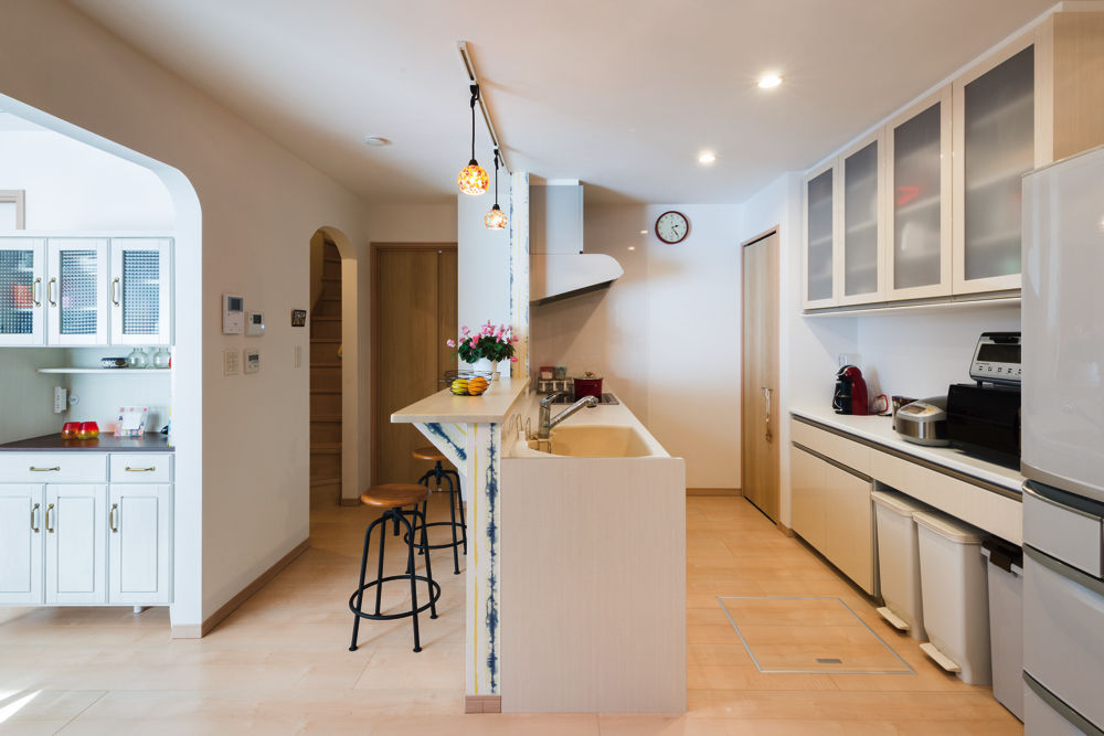 ウィザースホーム 【1500万円～1999万円／南欧風／家事動線／間取図有】スペイン風の外観やアーチ…、“好き”を散りばめた家の建築実例画像4