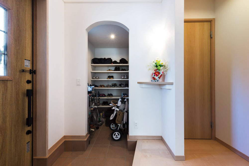 ウィザースホーム 【1500万円～1999万円／南欧風／家事動線／間取図有】スペイン風の外観やアーチ…、“好き”を散りばめた家の建築実例画像10