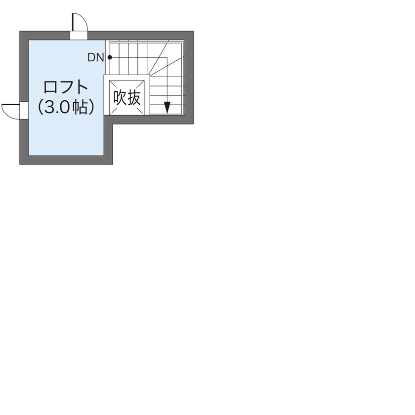 ウィザースホーム 【2000万円～2499万円／家事動線／収納充実／太陽光／間取図有】機能的な動線と収納で毎日の家事も楽しく！の間取り図（3LDK+畳コーナー+納戸）ロフト