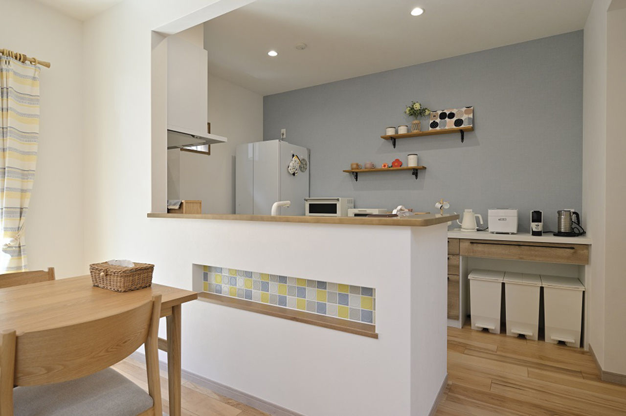 ウィザースホーム 【1500万円～1999万円／収納充実／吹き抜け／間取図有】子育ても楽しめる工夫が満載！可愛らしい北欧の家の建築実例画像4