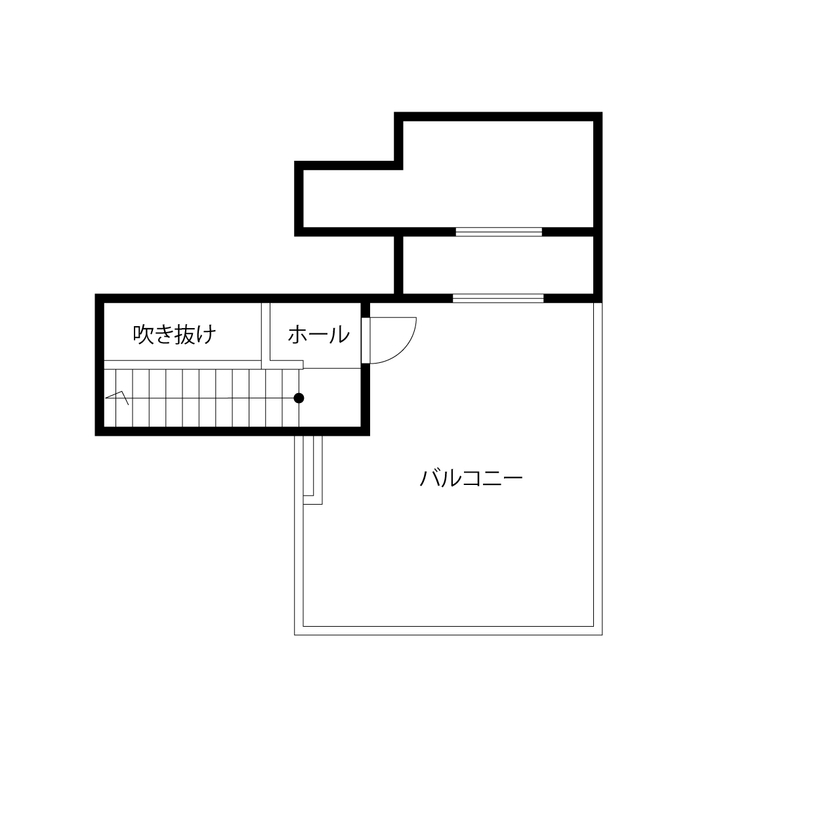 ウィザースホーム 【2600万円台／中庭／スキップフロア／間取図有】BBQなどホームパーティを楽しむ開放的な屋上のある家の間取り図（4LDK）Ｒ階
