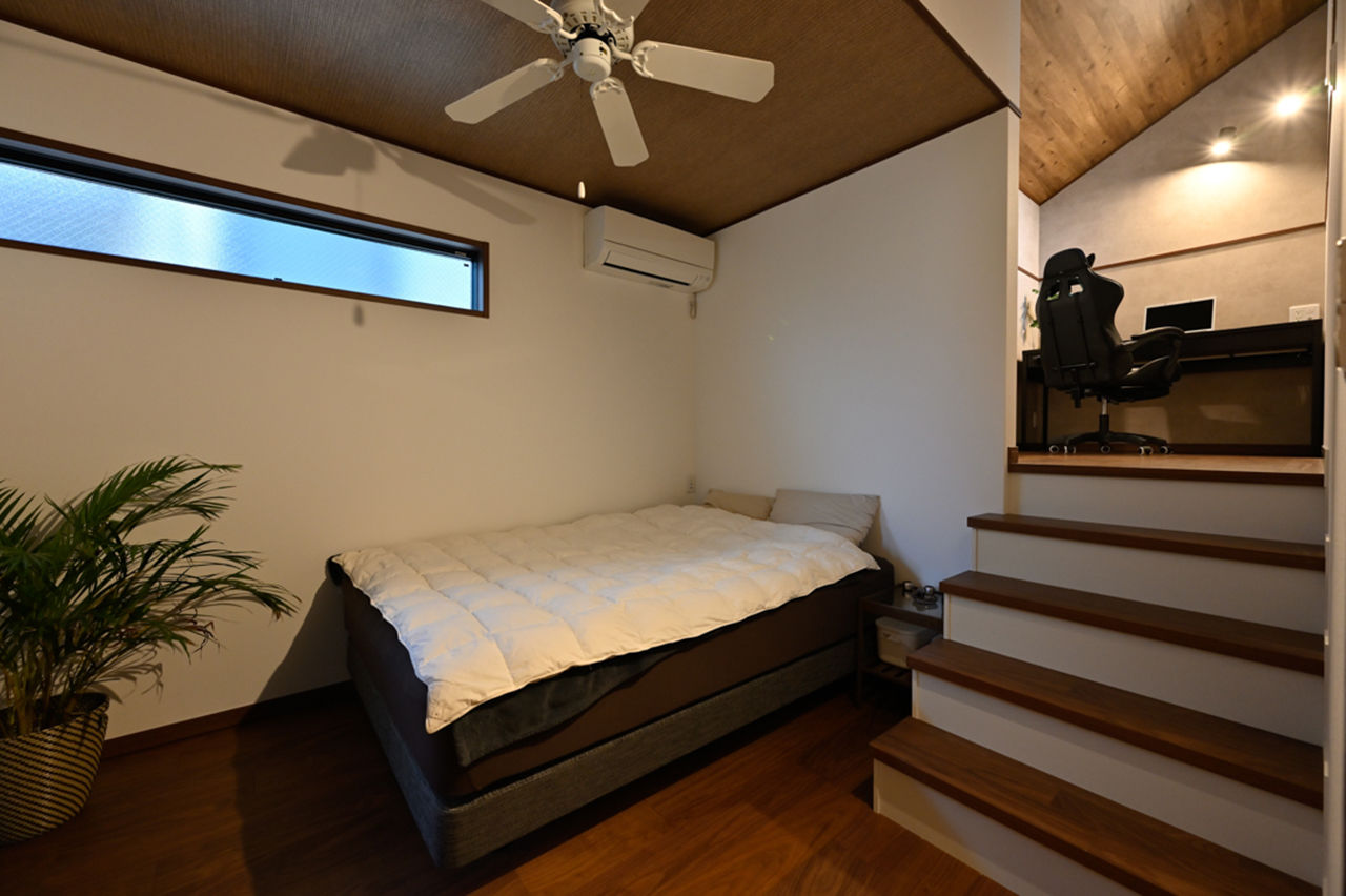 ウィザースホーム 【2600万円台／中庭／スキップフロア／間取図有】BBQなどホームパーティを楽しむ開放的な屋上のある家の建築実例画像5