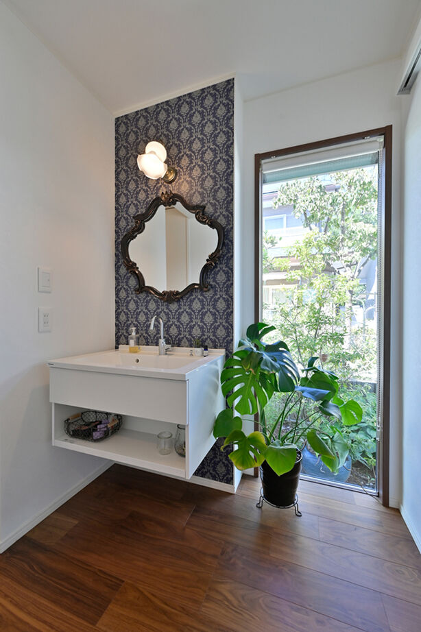 ウィザースホーム 【3600万円／ビルトインガレージ／間取図】アンティーク家具が似合う空間とクラシカルなガレージのある家の建築実例画像15