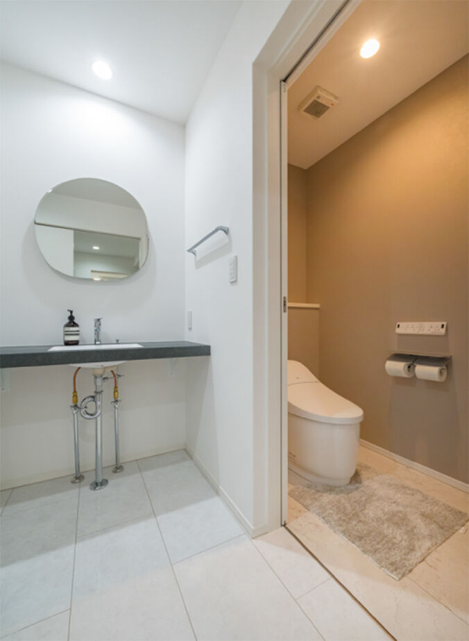 ウィザースホーム 【平屋／趣味／家事動線／収納充実】豊かなデザイン性と回遊動線など機能性を両立させたホテルライクな平屋の建築実例画像14