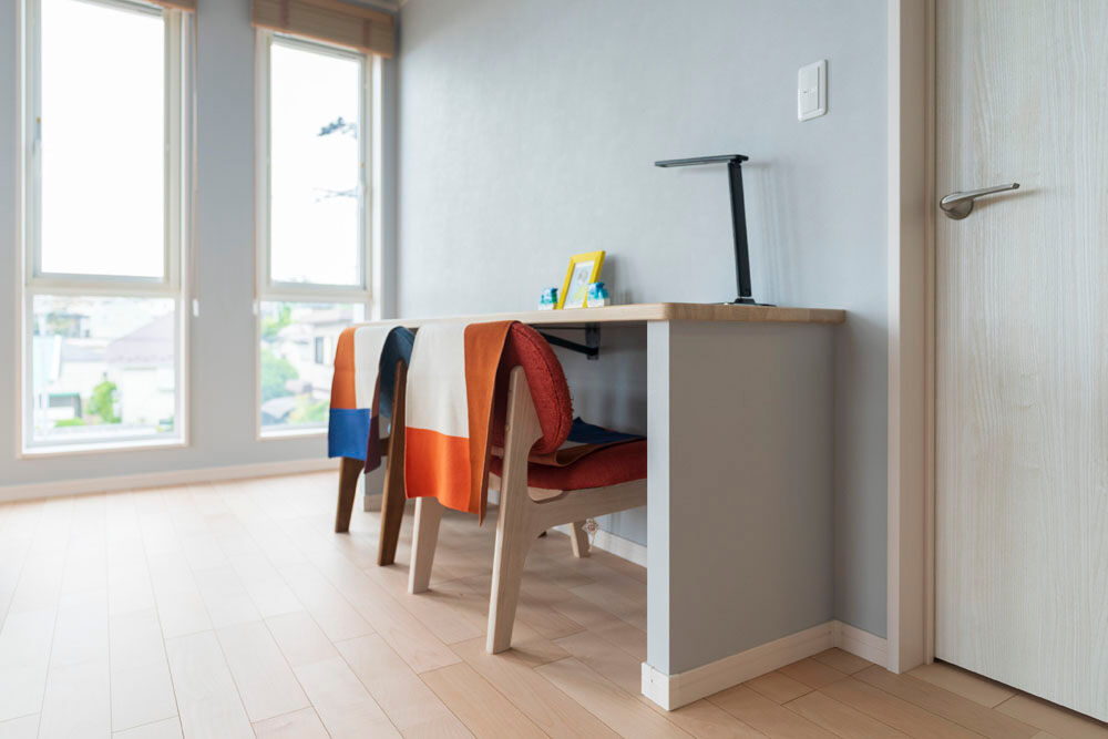 高勝の家 【仙台市｜吹き抜け｜ペット共生】愛猫が吹き抜けを行き来して遊ぶ、スケルトンを活かした光あふれる家の建築実例画像8