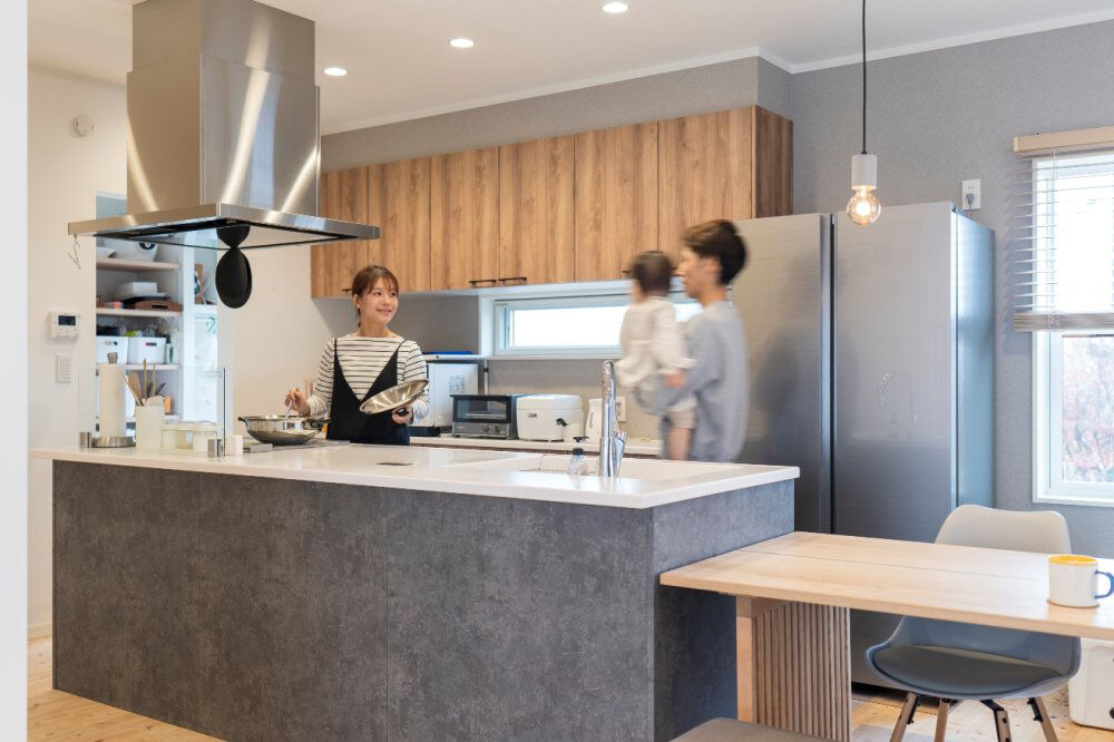 高勝の家 【加美町｜二世帯住宅】家族それぞれがプライベートとみんなで集まる時間を大切にできる家の建築実例画像4