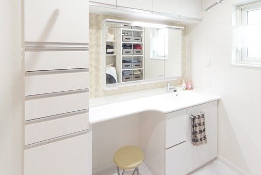 藤和建業（パナソニックビルダーズグループ） 【3LDK間取図/アイランドキッチン/吹抜け/二世帯】「より暮らしやすく」　住み替えで快適＆便利を実現の建築実例画像4