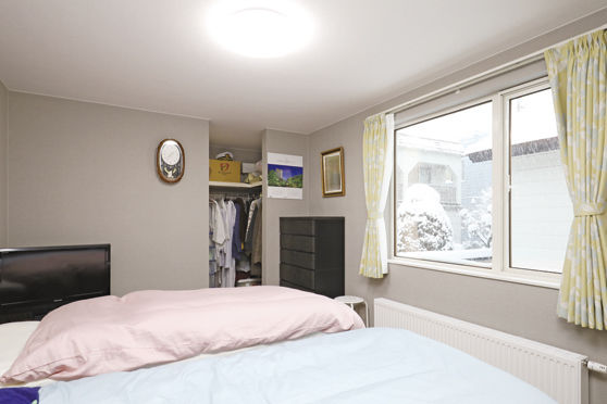 藤和建業（パナソニックビルダーズグループ） 【平屋/間取図/ウォークインクローゼット】土地を有効に使った老後も安心な暮らしやすい家の建築実例画像5