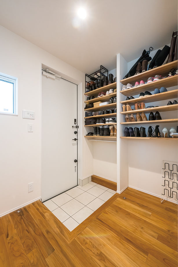 八幡 【東京ゼロエミ水準3/31坪/間取り図】アウトドア派も満足の収納力抜群なビルトインガレージの箱型外観な家の建築実例画像14