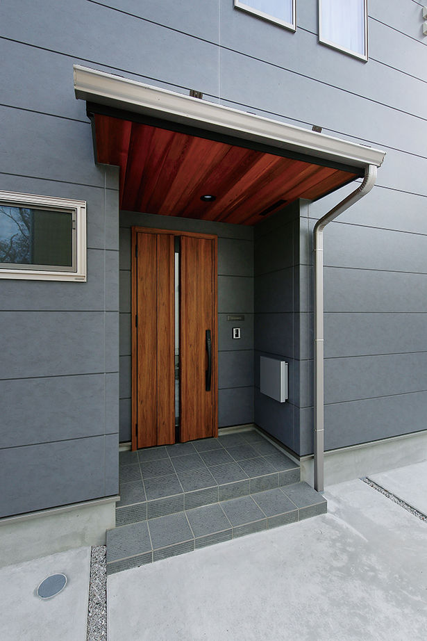 八幡 【東京ゼロエミ水準3/33坪/間取り図/ナチュラル/太陽光発電】吹き抜けにウッドデッキ、借景活きる注文住宅の建築実例画像14