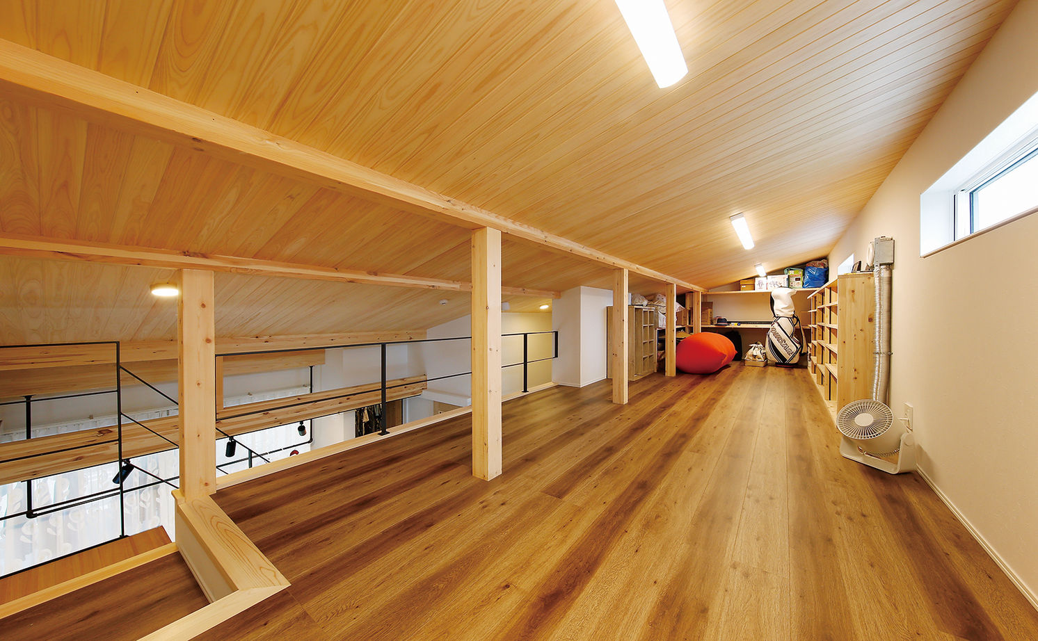 八幡 【東京ゼロエミ水準3/2800万円台/35坪/無垢材】梅雨でも空気が爽やかで開放的な空間と隠れ家な書斎がある家の建築実例画像10