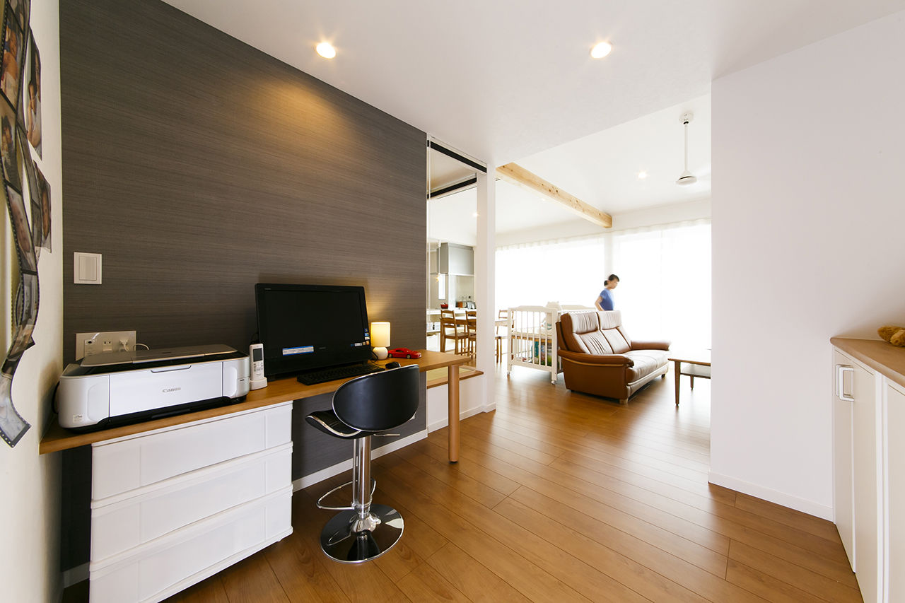 八幡 【東京ゼロエミ水準3/平屋/2000万円台/40坪/間取り図】モデルハウスを参考にした4LDKの明るい平屋住宅の建築実例画像6