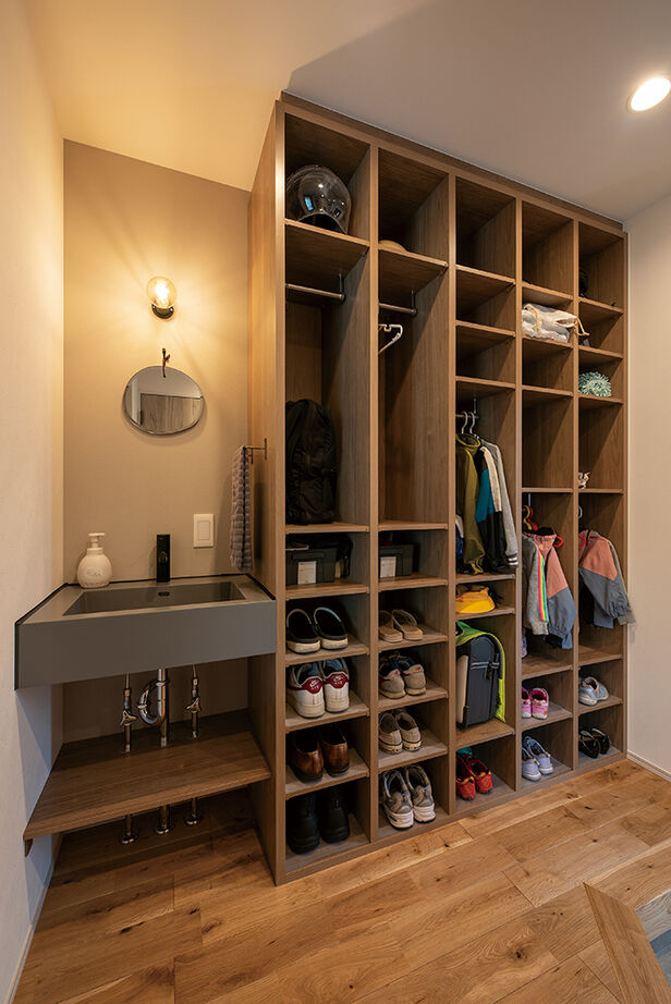 八幡 【2800万円台／太陽光発電／高気密・高断熱／回遊動線／間取図】快適動線と高性能を叶えた家族5人が集う家の建築実例画像12