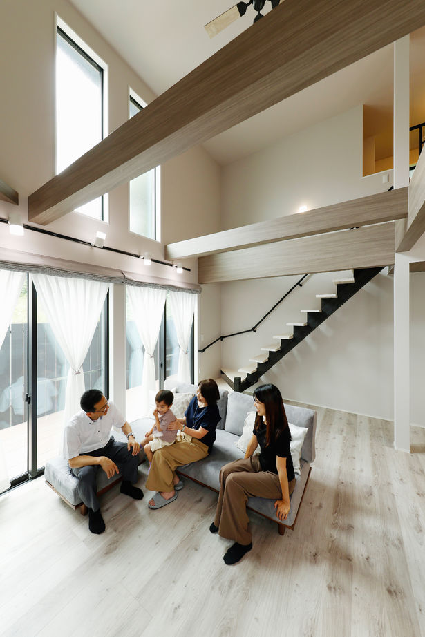 八幡 【東京ゼロエミ水準3/2800万円台/30坪/間取り図/太陽光発電】構造からこだわった統一感ある上品な注文住宅の建築実例画像4