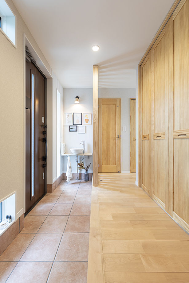 八幡 【東京ゼロエミ水準3/2700万円台/30坪台/太陽光発電】適正価格で建てる全館空調で快適な住み心地と動線の家の建築実例画像16