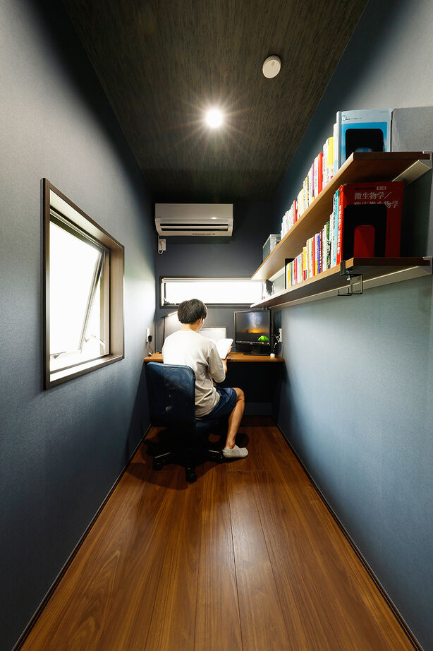 八幡 【2600万円台／吹抜／延床28坪／間取図】外から室内につながる緑と光。窓にこだわったのびやかな家の建築実例画像6