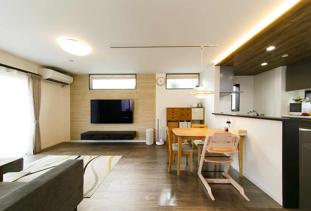 八幡 【2500万円～2999万円／収納充実／太陽光発電／間取図】家事と子育てをつなぐ効率的な動線とレイアウトの建築実例画像3