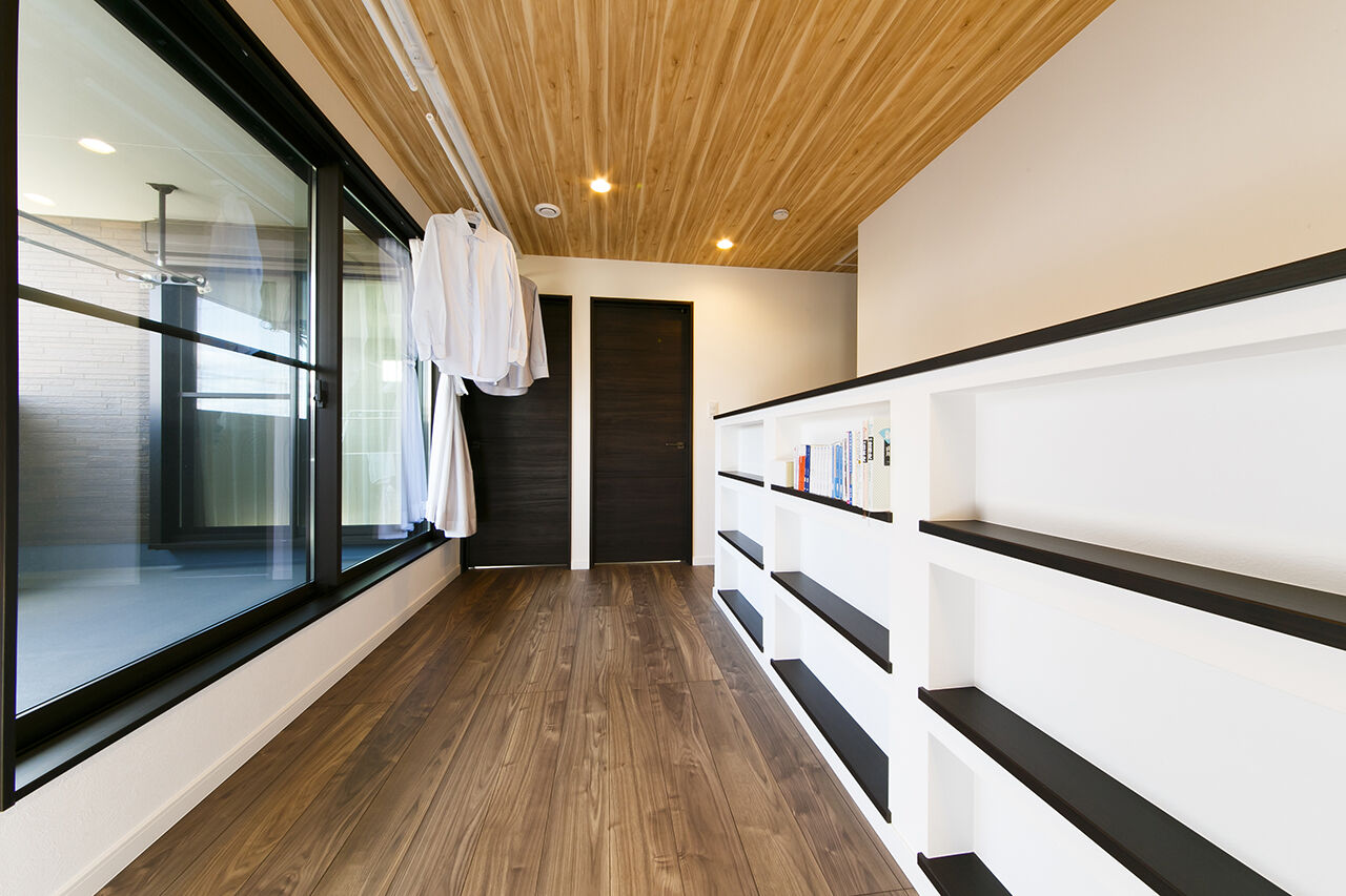 八幡 【2500万円～2999万円／収納充実／太陽光発電／間取図】家事と子育てをつなぐ効率的な動線とレイアウトの建築実例画像7