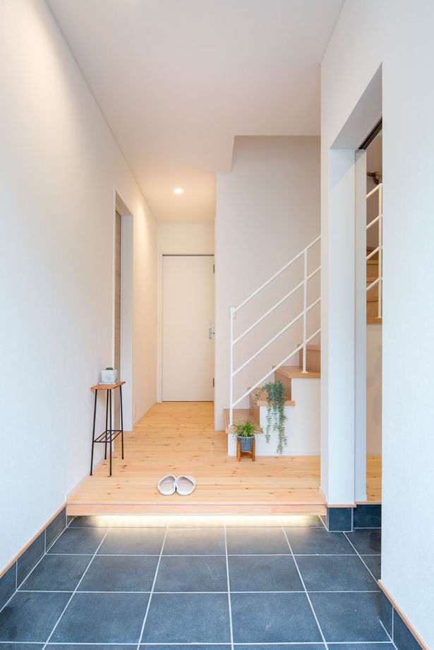 シンプル工務店 【1000万円台/30坪台/3LDK/間取り図面】行きたい所にすぐ行ける家事動線が幸せ。大型収納が５つもできた！の建築実例画像8