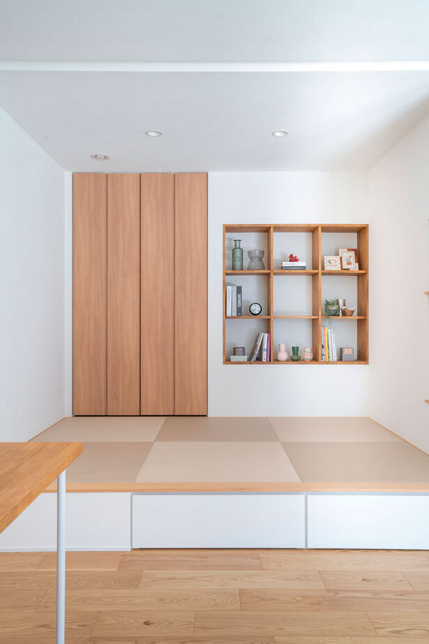 シンプル工務店 【1000万円台/平屋/30坪台/間取り図】見せると隠すが好バランス。アイデア収納ですっきり暮らせるL字の平屋の建築実例画像4