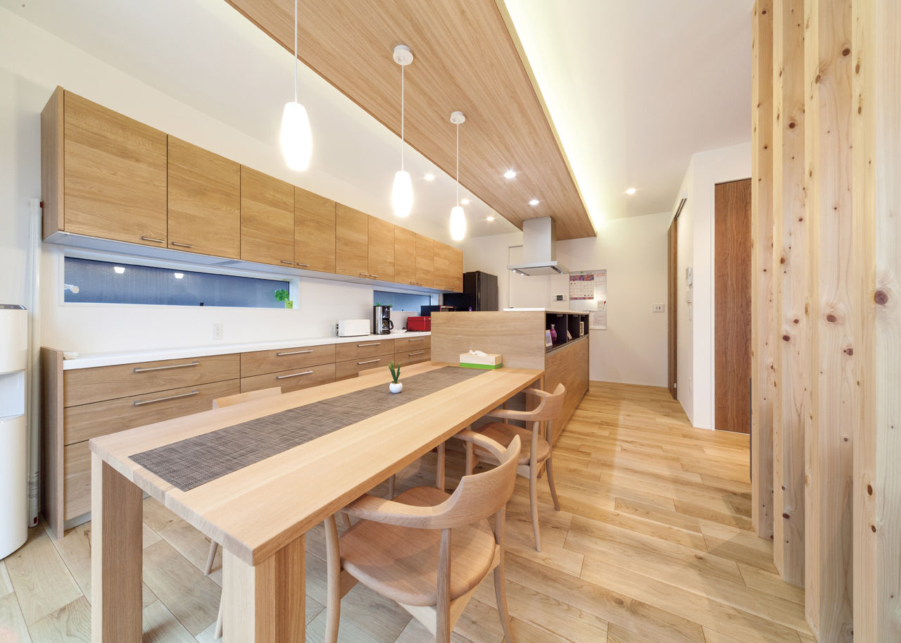 ケー・エイチ・ケー 【ナチュラルモダン×家事ラク｜間取り図あり】両親との同居を見据え、玄関・収納・動線にこだわる優しい家の建築実例画像2