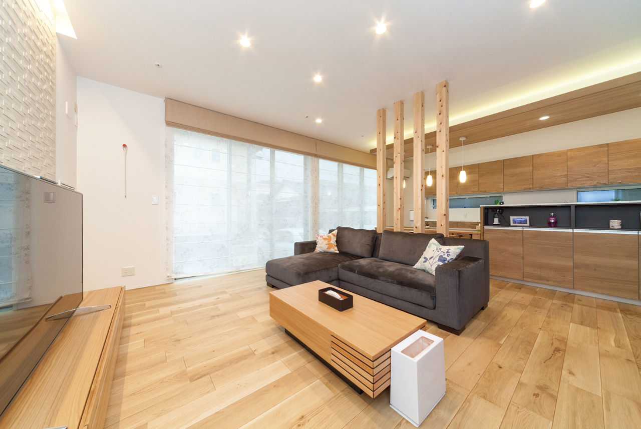 ケー・エイチ・ケー 【ナチュラルモダン×家事ラク｜間取り図あり】両親との同居を見据え、玄関・収納・動線にこだわる優しい家の建築実例画像3