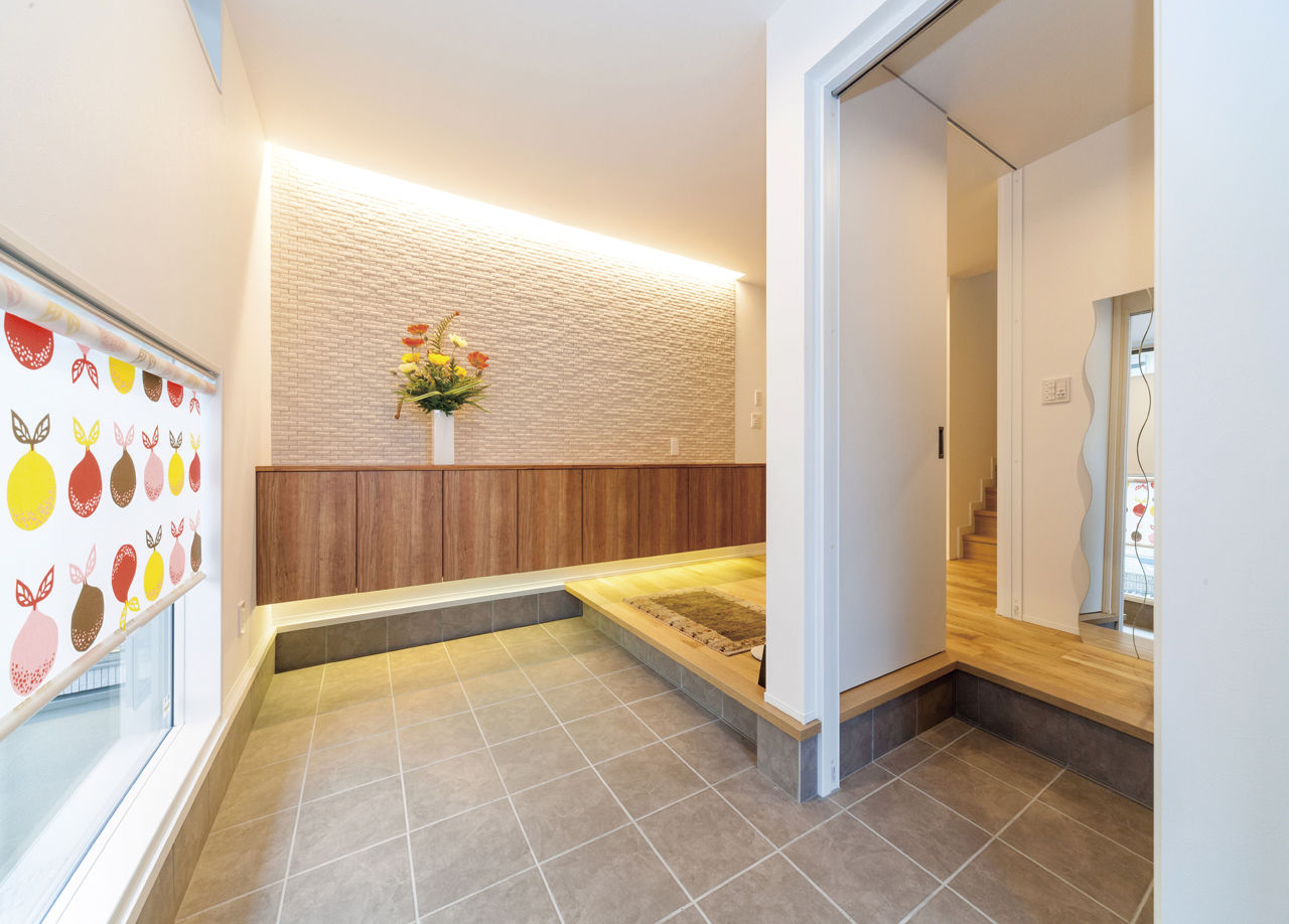 ケー・エイチ・ケー 【ナチュラルモダン×家事ラク｜間取り図あり】両親との同居を見据え、玄関・収納・動線にこだわる優しい家の建築実例画像5