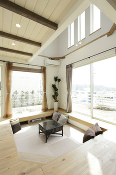 大之木ダイモ 【2000万円台/カフェ風キッチン/ワークスペース/3LDK】大きな窓で明るい！くつろぎ溢れる居心地のいい生活の建築実例画像2