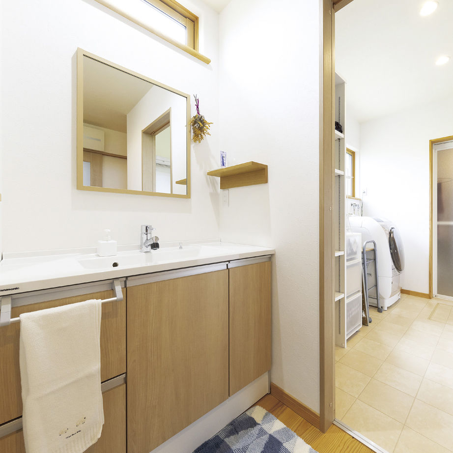 大之木ダイモ 【2000万円台/平屋/カフェ/収納充実】可愛らしいだけでなく家事動線にもこだわったすべてが叶う家の建築実例画像6