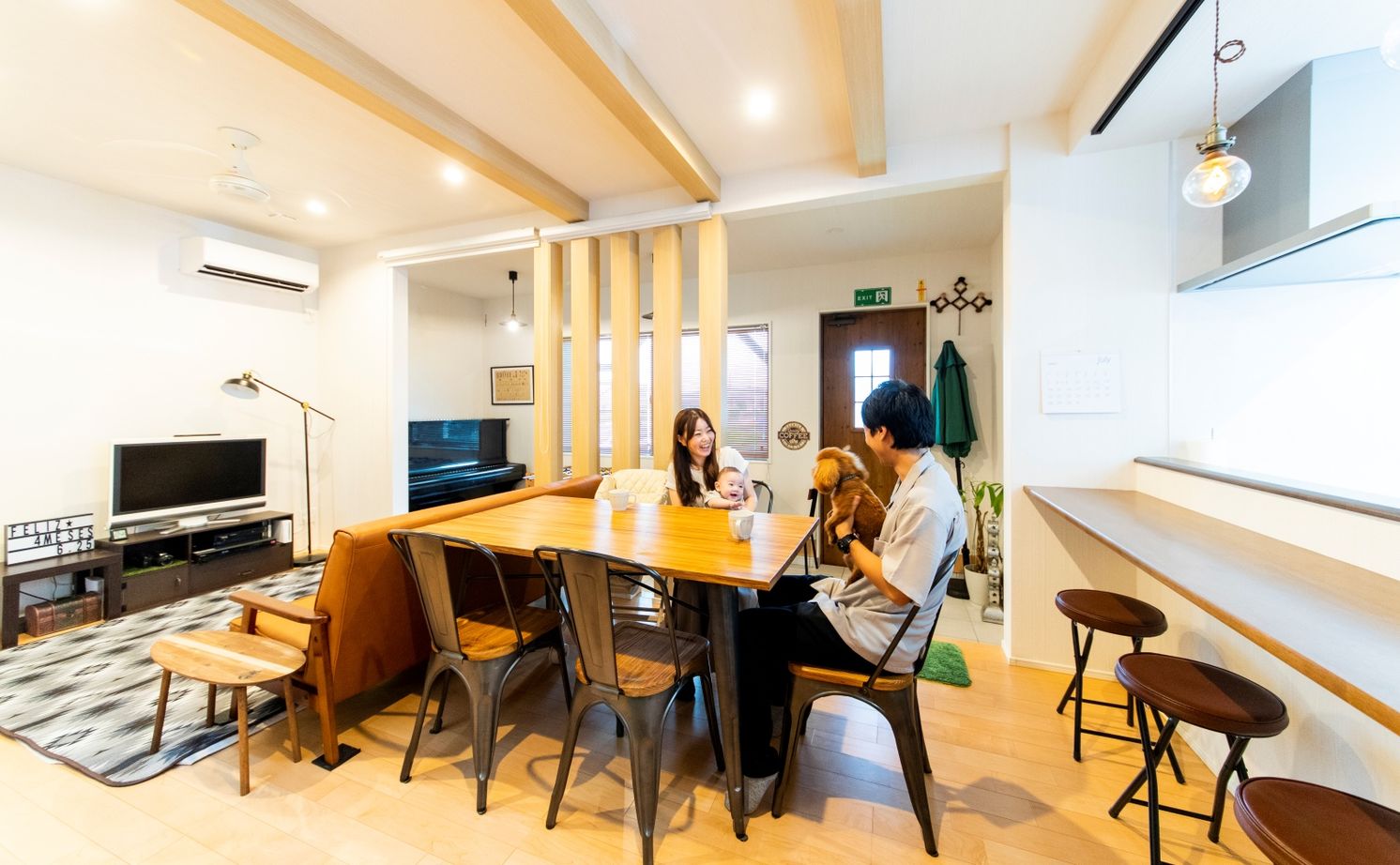 タマホーム 【2000万円台/140.77平米/間取り図有り】家事ラク＆趣味を心から楽しめるカリフォルニアスタイルの住まいの建築実例画像3