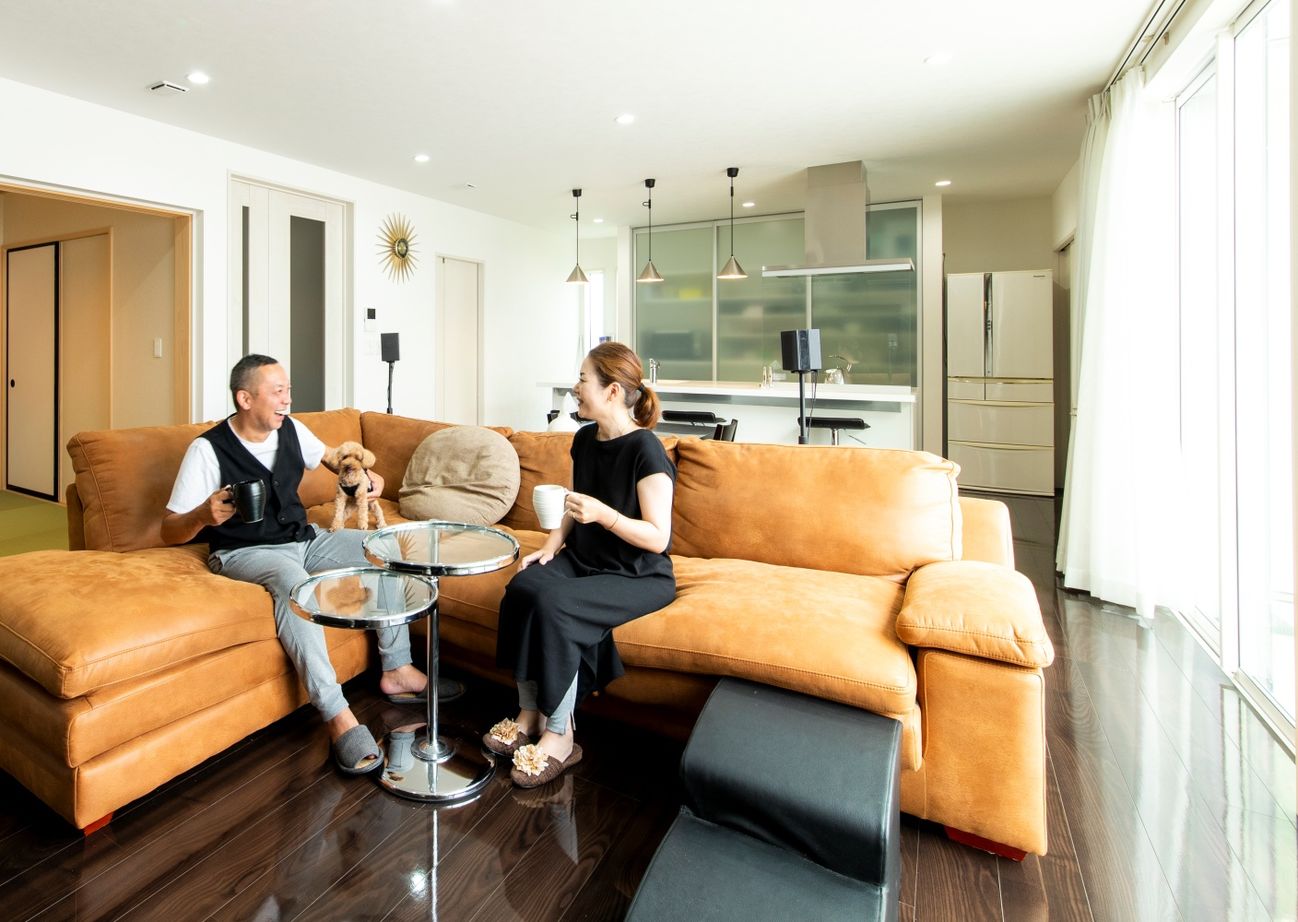 タマホーム 【1000万円台/98.12平米/間取り図あり】外からみえないテラスでリラックス 動線もよく快適な平屋の家の建築実例画像2